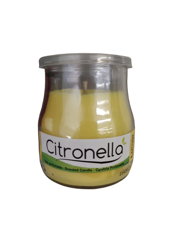 Vela Citronela Lumar Vaso Yogourt