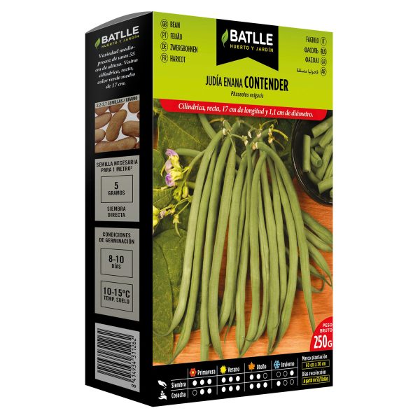 Semillas Judía Enana Contender   250 Gr