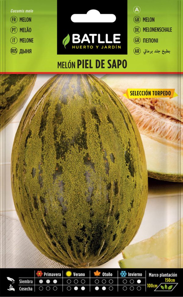 Semillas Melón Piel De Sapo Selección Torpedo