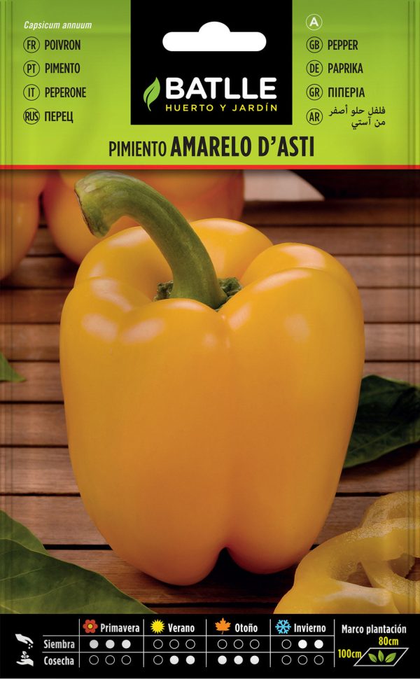 Semillas Pimiento Amarillo D’asti