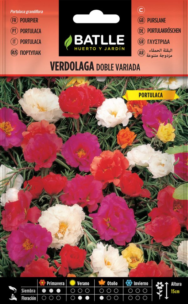 Semillas Verdolaga Doble Variada