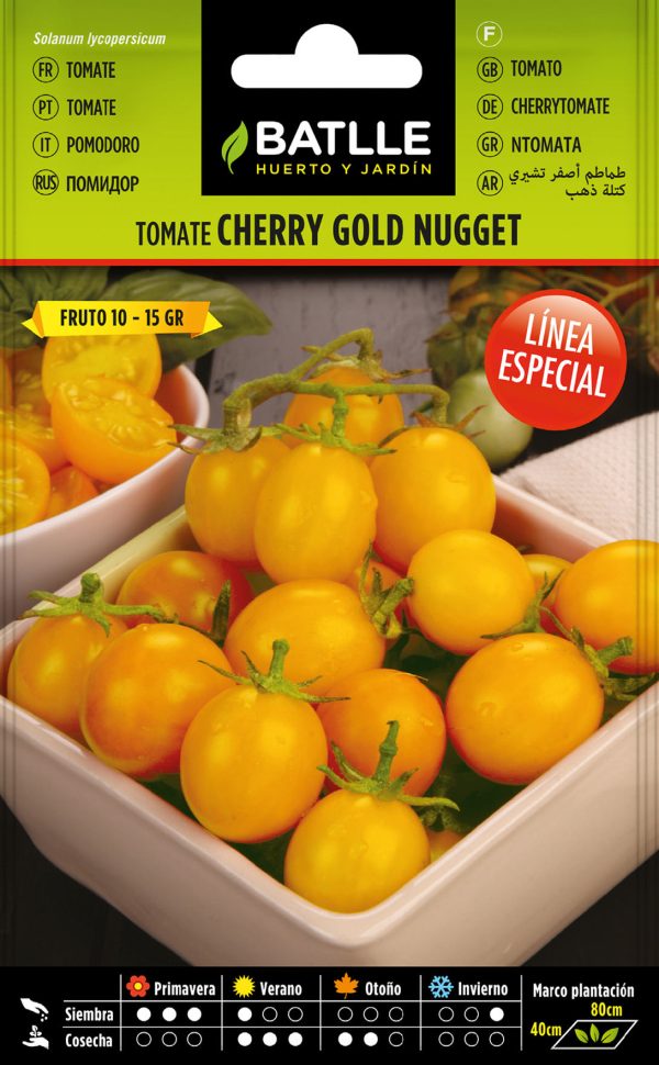 Semillas Tomate Golden Cherry (Cherry Amarillo)