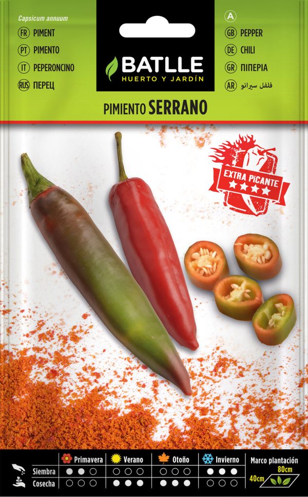 Semillas Pimiento Serrano