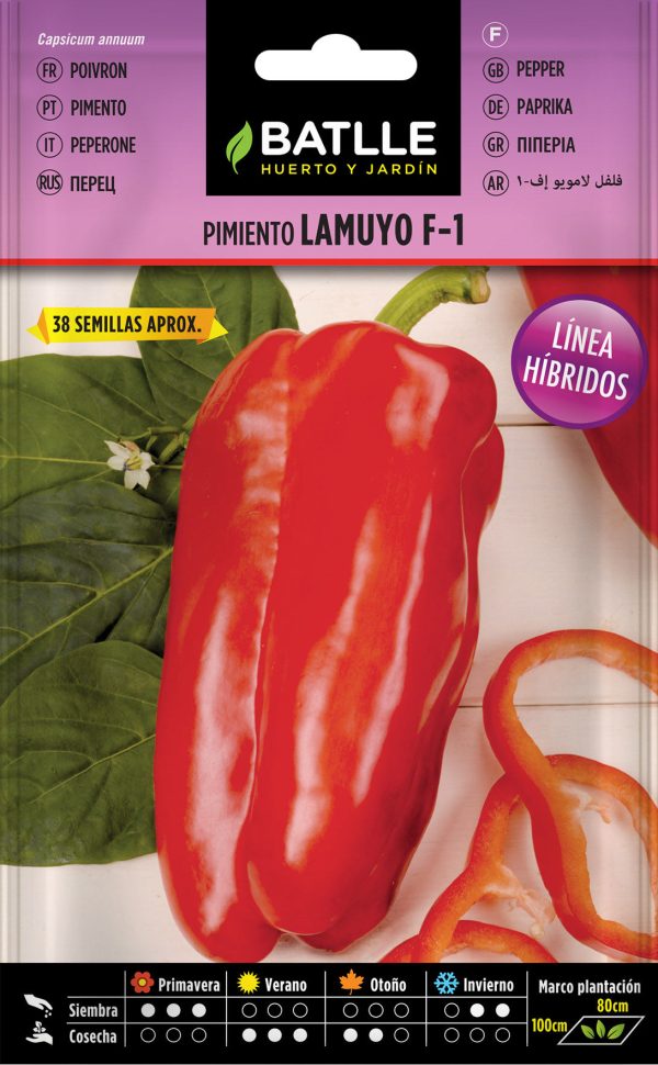 Semillas Pimiento Lamuyo F-1