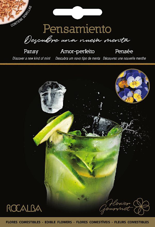 Semillas Flores Comestibles Pensamiento Flower Gourmet