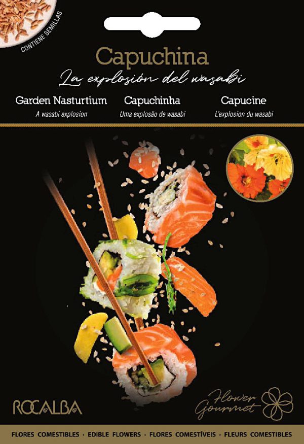 Semillas Capuchina Flower Gourmet