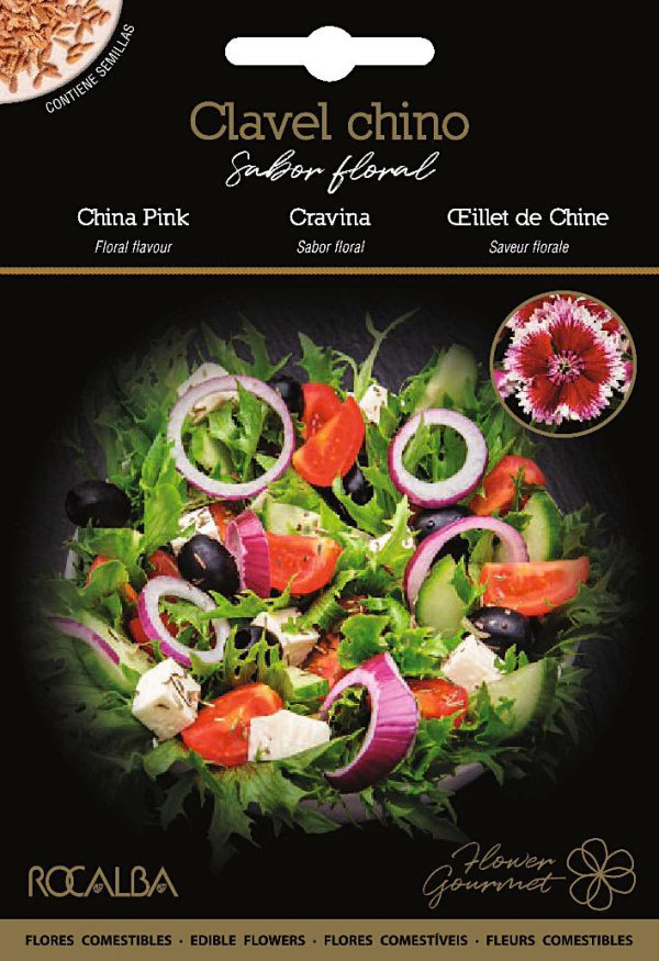 Semillas Flores Comestibles Clavel Chino Flower Gourmet