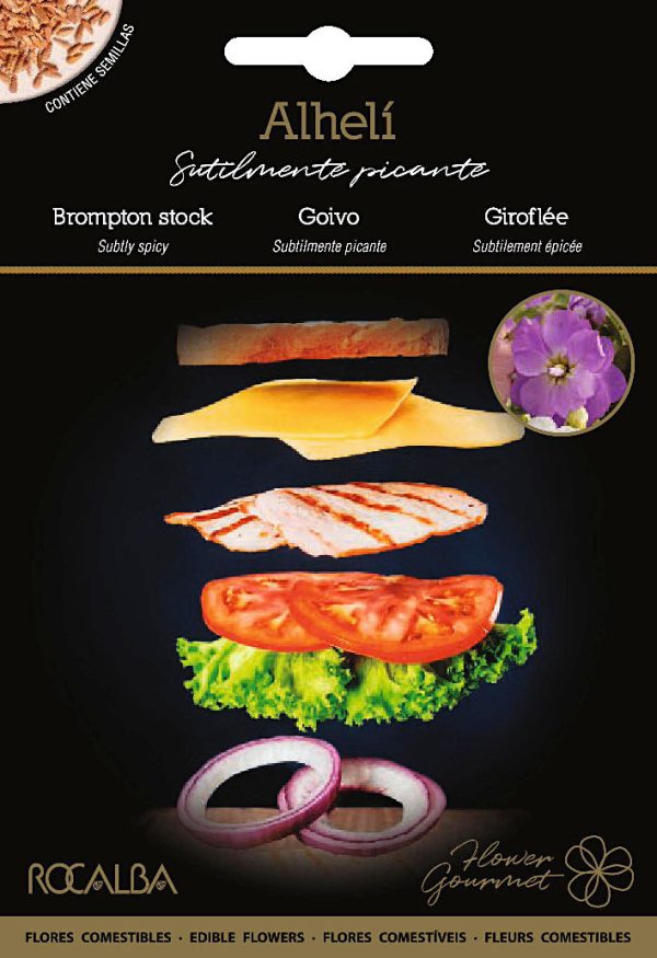 Semillas Flores Comestibles Alhelí Flower Gourmet