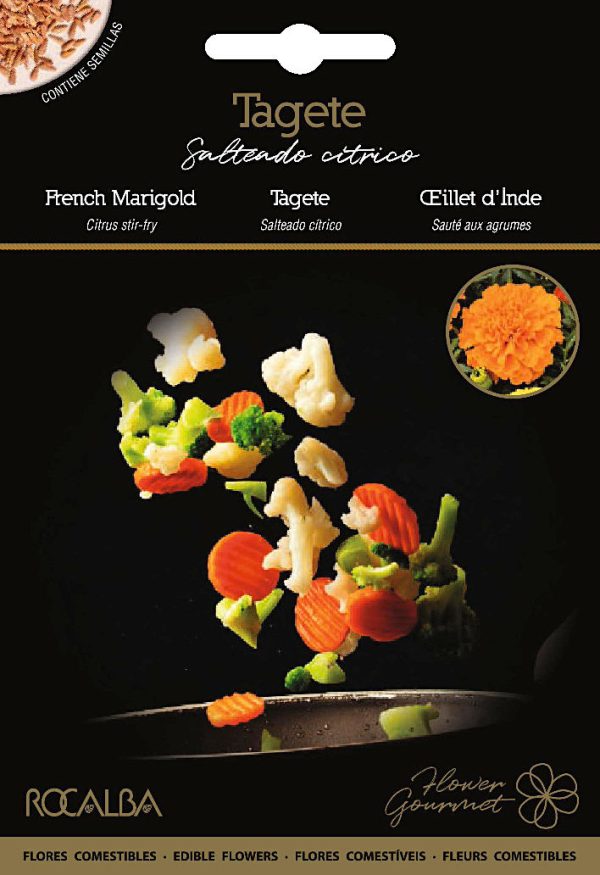 Semillas Flores Comestibles Tagete Flower Gourmet