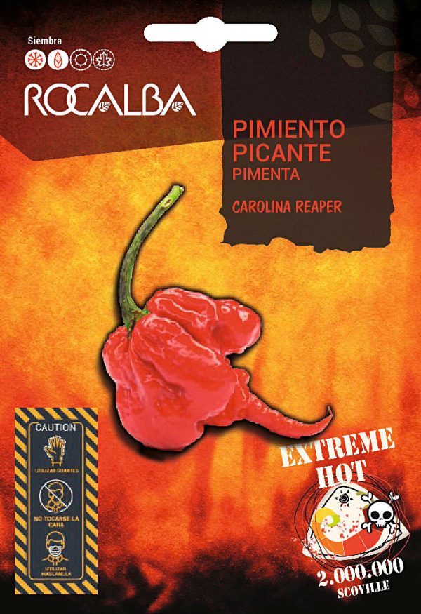 Semillas Pimiento Picante Carolina Reaper