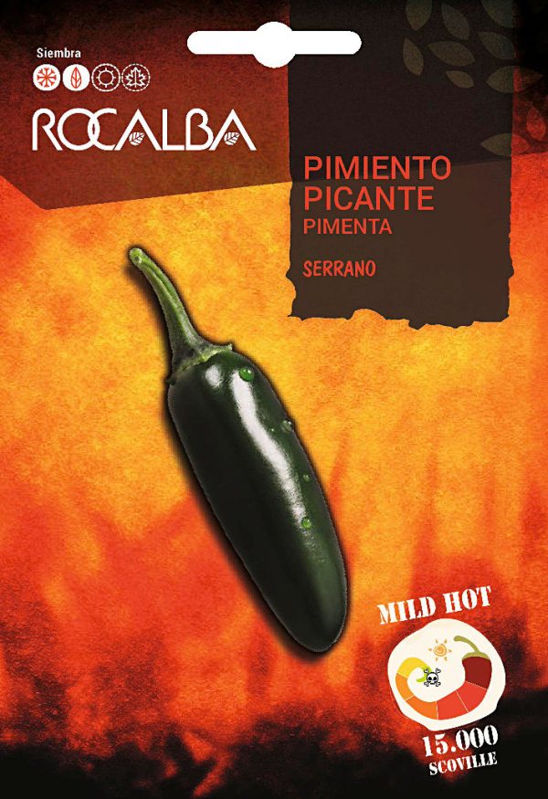 Semillas Pimiento Picante Serrano