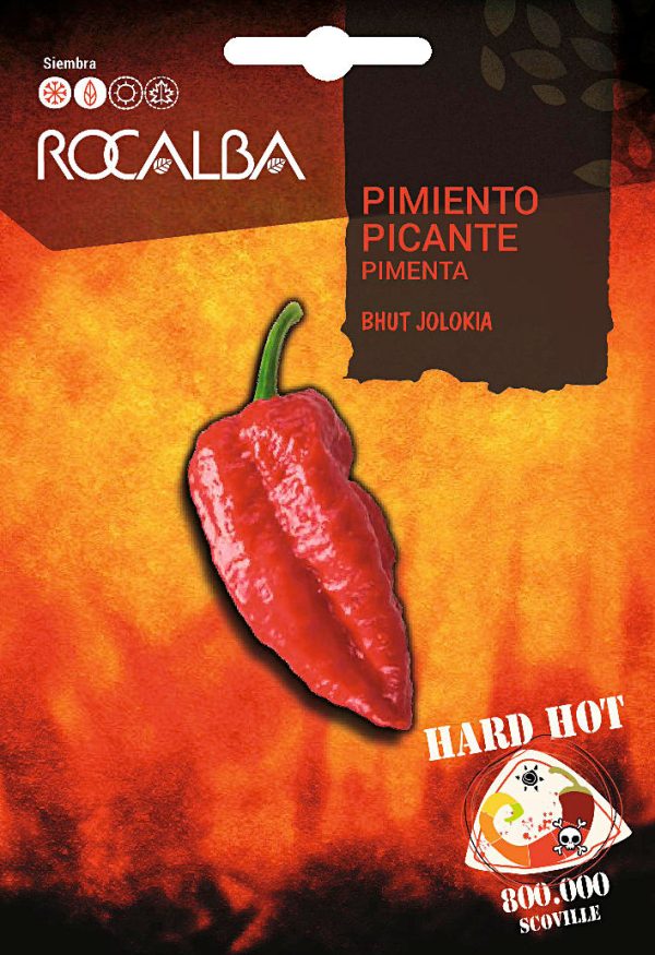 Semillas Pimiento Picante Bhut Jolokia