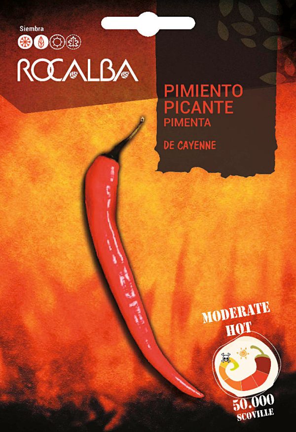 Semillas Pimiento Picante De Cayenne
