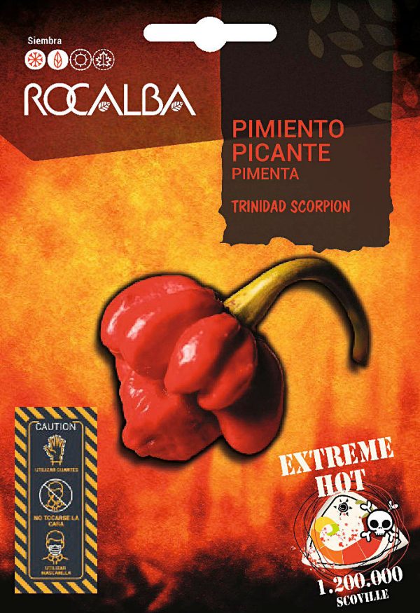 Semillas Pimiento Picante Trinidad Scorpion