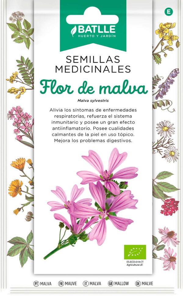 Semillas Medicinales Flor De Malva