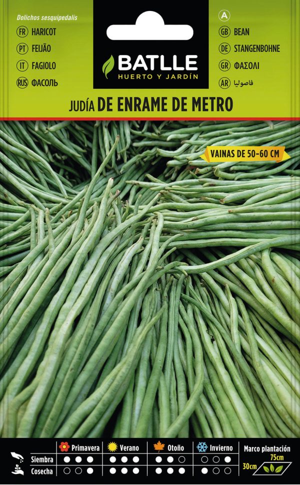 Semillas Judia Enrame de metro