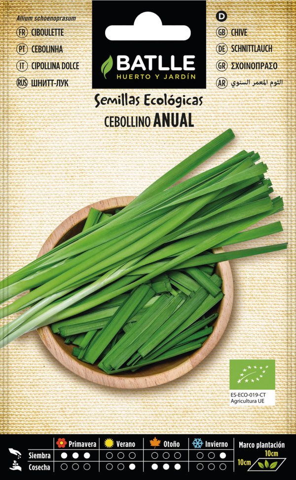 Semillas Ecológicas Cebollino Anual