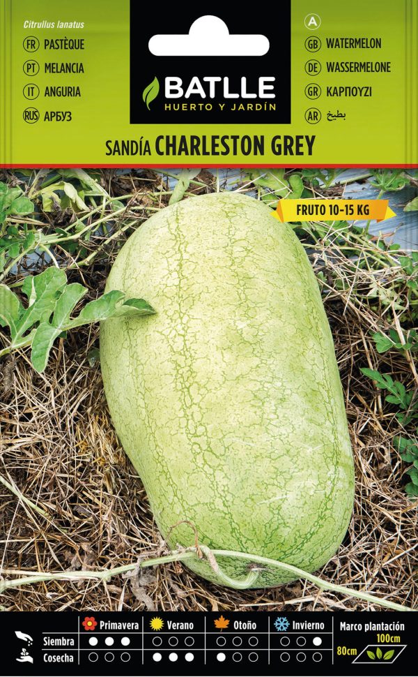 Semillas Sandía Charleston Grey