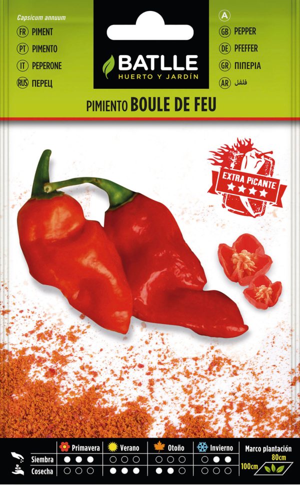 Semillas Pimiento Boule de Feu