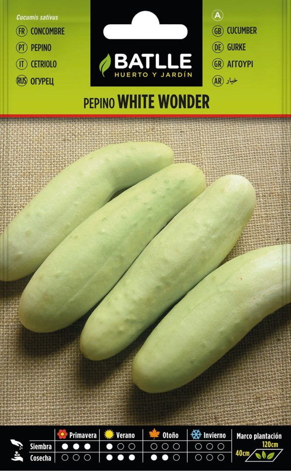 Semillas Pepino White Wonder