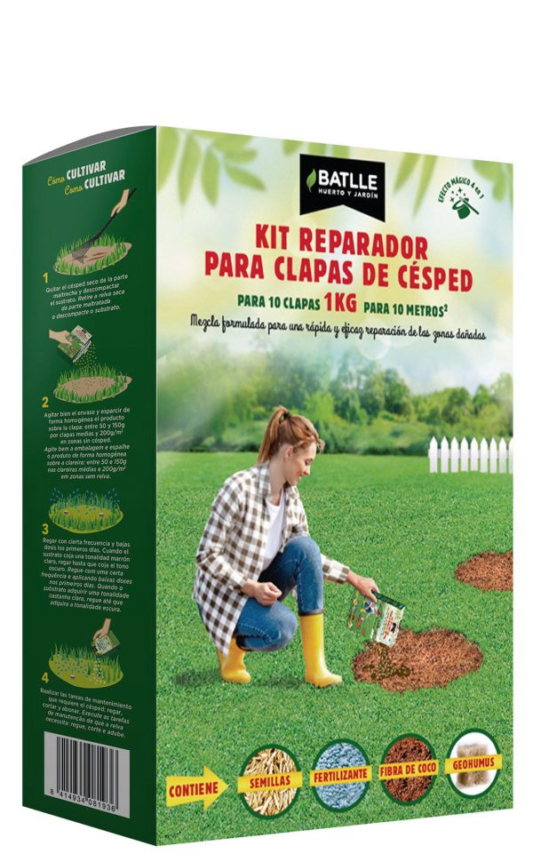 Kit Reparador Césped Batlle 1Kg