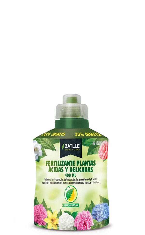 Fertilizante plantas ácidas y delicadas Batlle 400ml