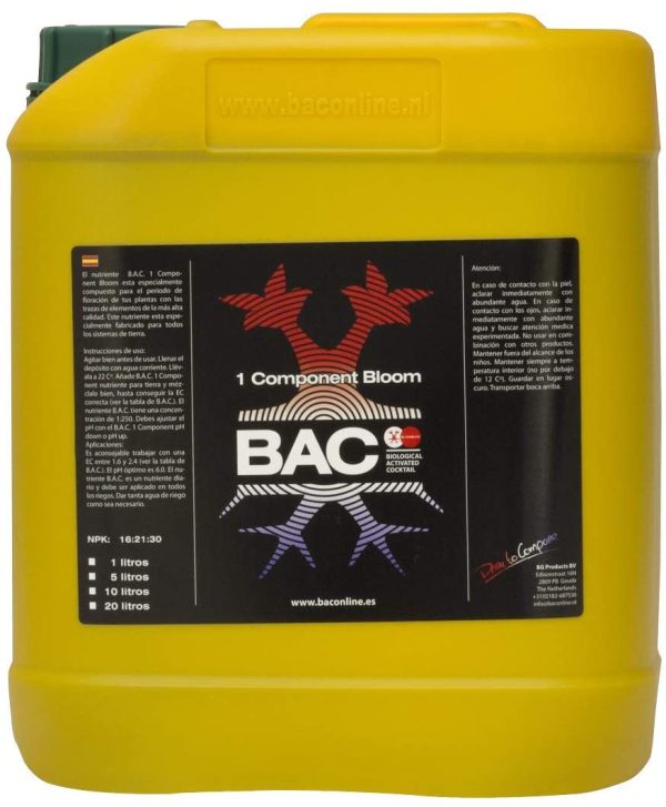 1 Component Soil Bloom Bac 5 Lt.