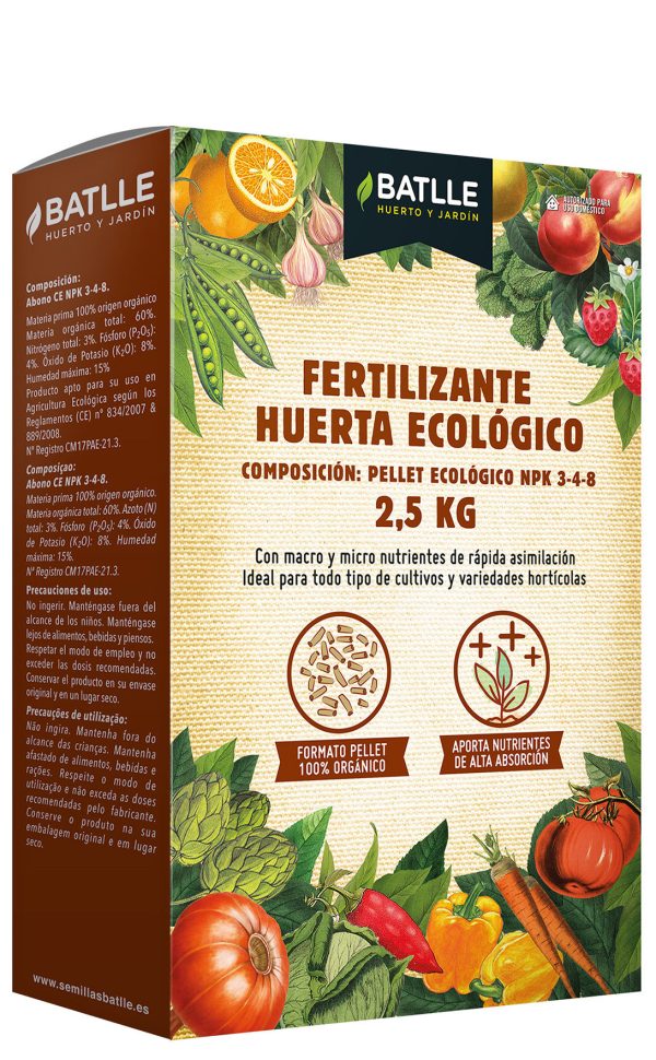 Fertilizante Ecológico Huerta 2,5kg