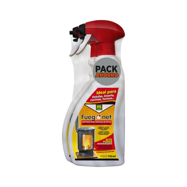 Limpiador para Cristales de Estufas 750ml 2uds