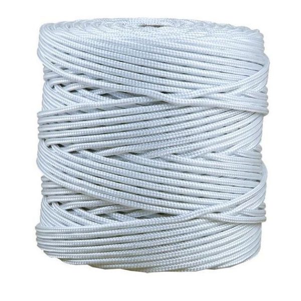 Cordon Trenzado Polipropileno Blanco 5 mm 200 Mt.