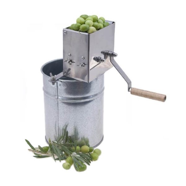 Máquina Rajar Aceitunas Con Cubo