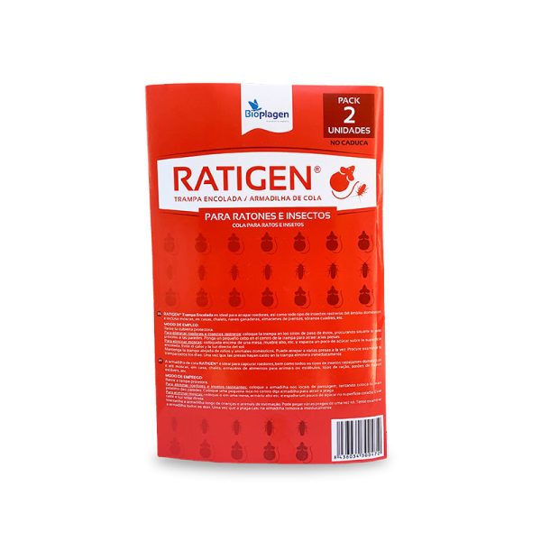 Ratigen Trampa Encolada Pack 2 Uds