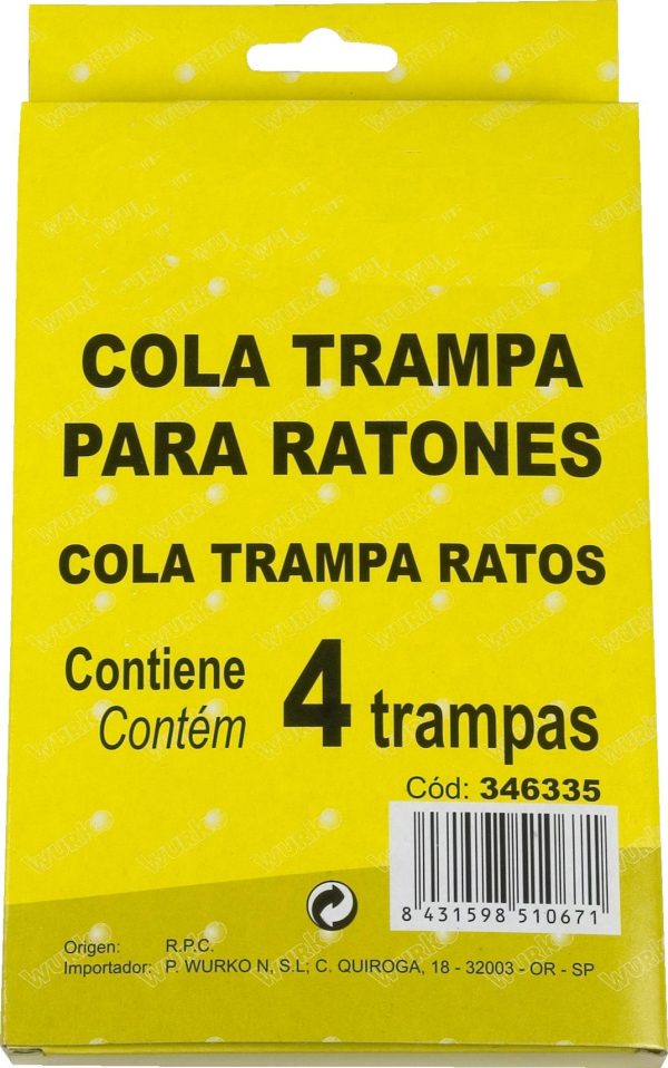 Cola Trampa Para Ratones 4 Und Orework