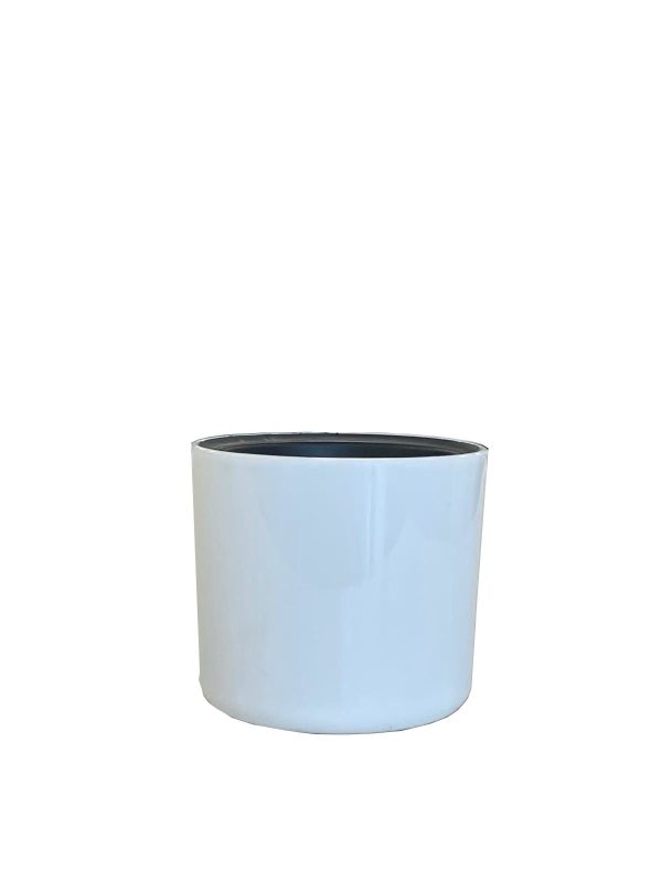 Maceta 2 Piezas con Riego Automático Blanco