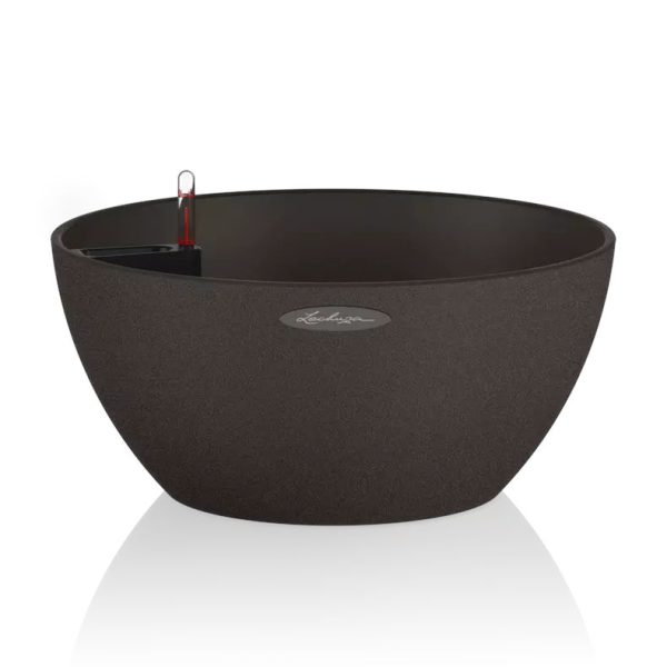 Maceta Cubeto Stone Negro Grafito 40cm