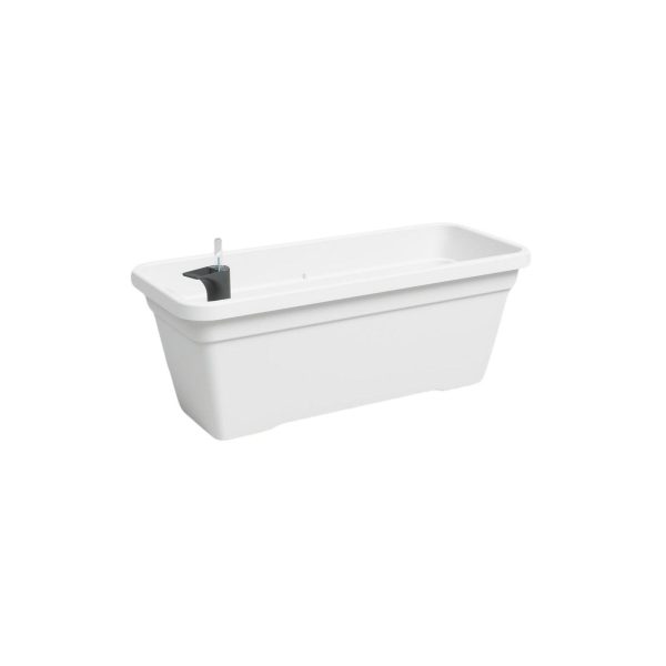 Jardinera Blanca Con Autorriego Venezia
