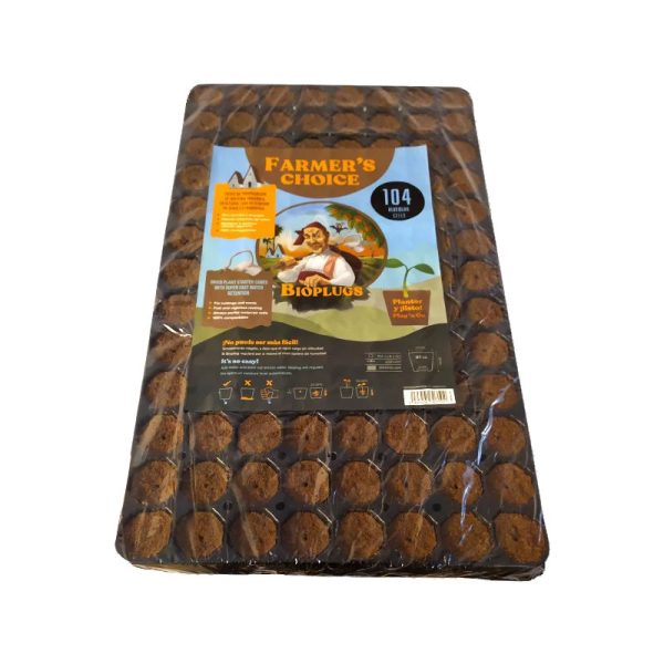 Bandeja Bioplug WET Farmer Choice 104 Alv