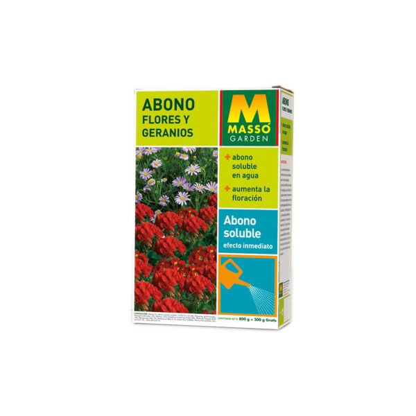 Abono soluble para flores y geranios 1kg. 234046 massó