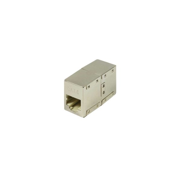 Adaptador cat.6 rj45 para empalmar dos cables rj45 envasado