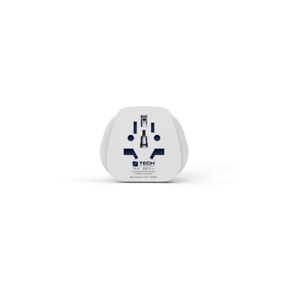 Adaptador entrada multiple mundial a salida clavija europa, tb-901, travel blue