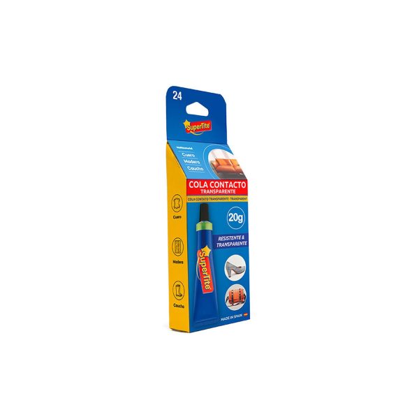 Adhesivo contacto transparente blister 20 ml