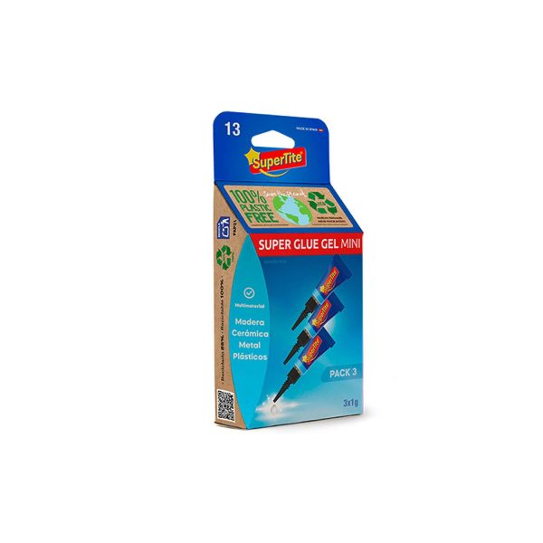 Adhesivo instantaneo gel blister 3 x 1 g