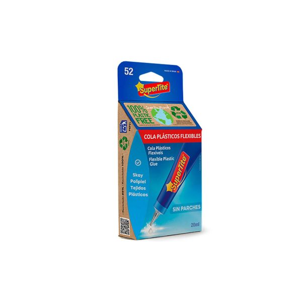 Adhesivo plasticos flexibles,blister 20ml 2452 supertite