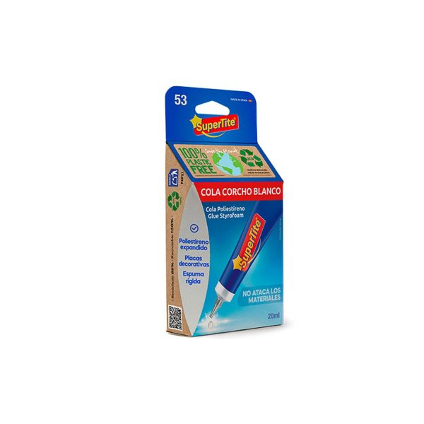 Adhesivo poliestireno, blister 20ml 2453 supertite