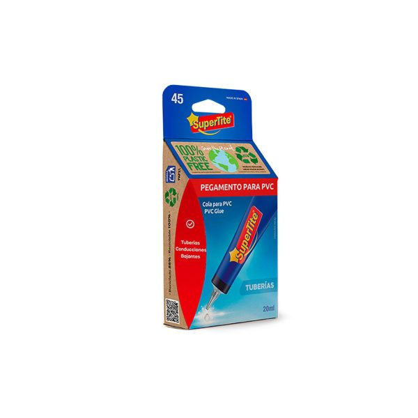 Adhesivo pvc, blister 30ml 2445 supertite
