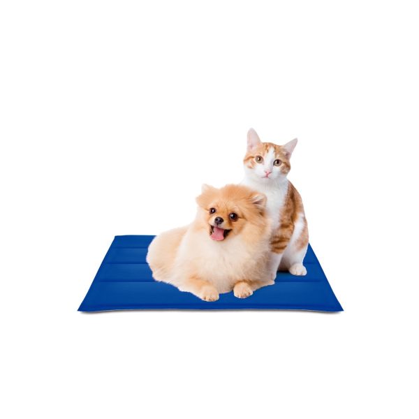 Alfombrilla refrescante cool mat gel azul 50x40cm nayeco