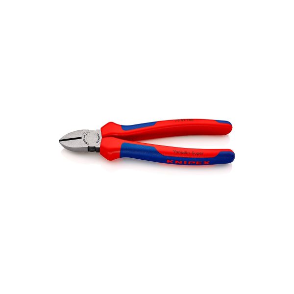 Alicates de corte diagonal 185x54x22mm 7002180 knipex