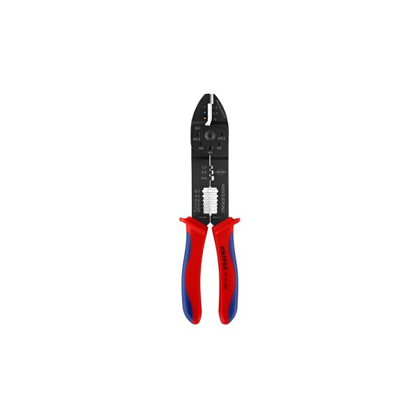 Alicates para entallar terminales 240x62x25mm 9722240sb knipex