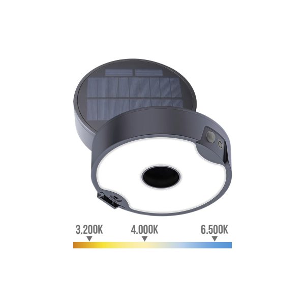 Aplique - estaca solar 4w 500 lm edm