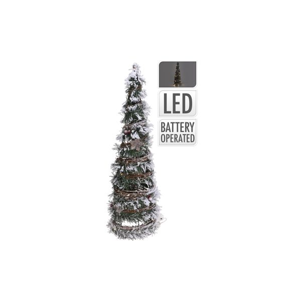 Árbol de navidad tipo cono de 60 cm